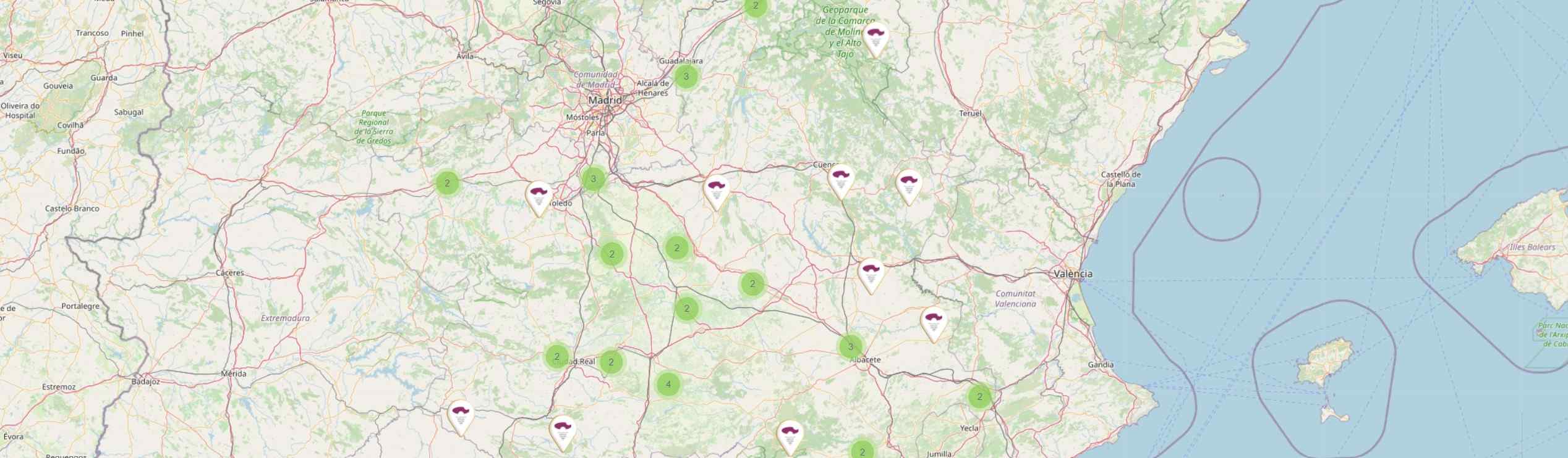 Mapa oficinas Emplea
